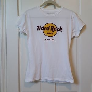 Hard Rock Krakow Poland Tshirt/Sz Medium/ Like New